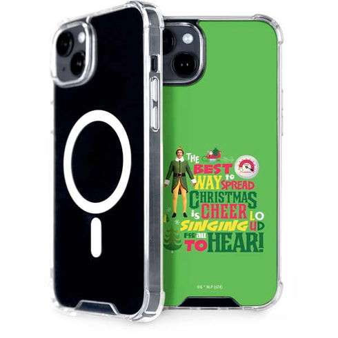 Elf Spread Christmas Cheer iPhone 15 MagSafe Case