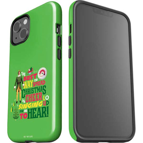 Elf Spread Christmas Cheer iPhone 15 Plus Impact Case