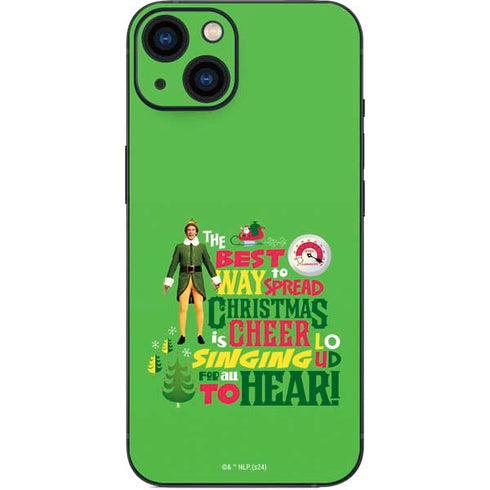 Elf Spread Christmas Cheer iPhone 15 Plus Skin
