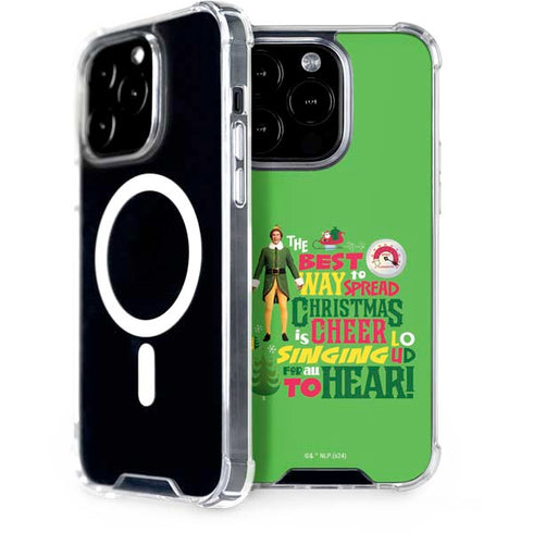 Elf Spread Christmas Cheer iPhone 15 Pro MagSafe Case