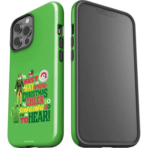 Elf Spread Christmas Cheer iPhone 15 Pro Max Impact Case