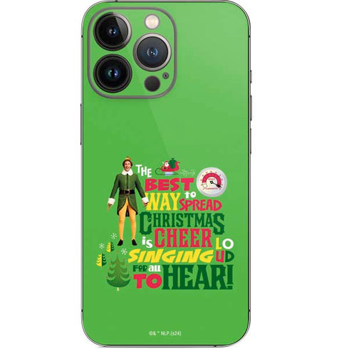 Elf Spread Christmas Cheer iPhone 15 Pro Skin