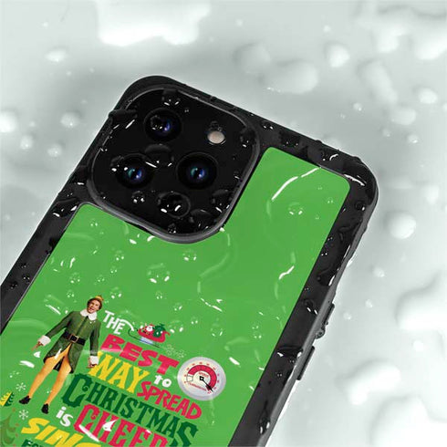 Elf Spread Christmas Cheer iPhone 15 Pro Waterproof Case