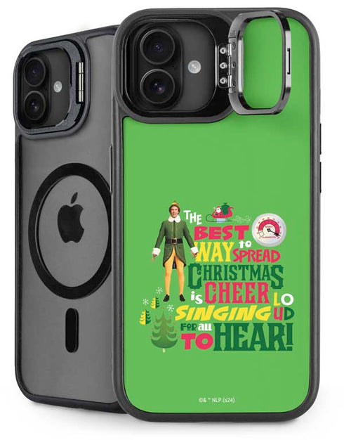 Elf Spread Christmas Cheer iPhone 16 Plus Kickstand Case