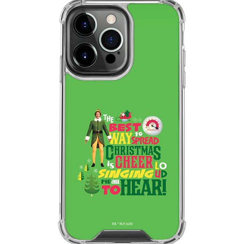 Elf Spread Christmas Cheer iPhone 16 Pro Max Clear Case