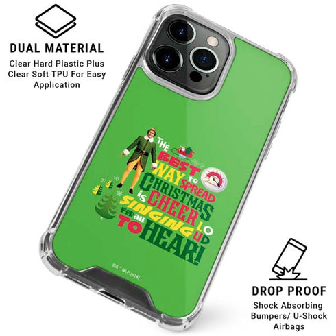 Elf Spread Christmas Cheer iPhone 16 Pro Max Clear Case