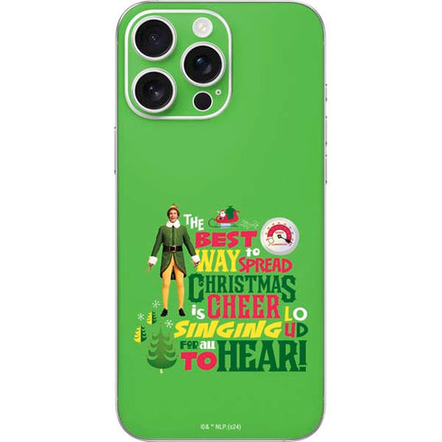 Elf Spread Christmas Cheer iPhone 16 Pro Max Skin