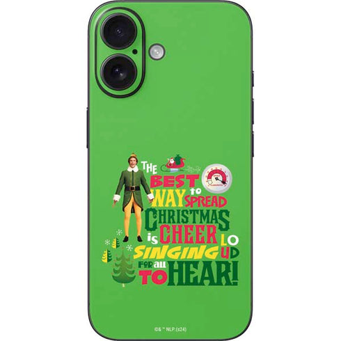 Elf Spread Christmas Cheer iPhone 16 Skin