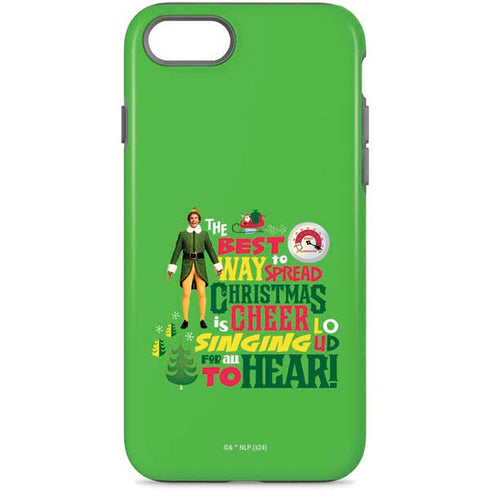 Elf Spread Christmas Cheer iPhone Cases