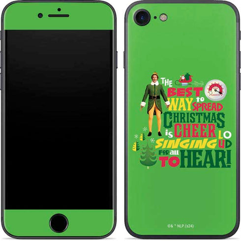 Elf Spread Christmas Cheer iPhone 8 Skin
