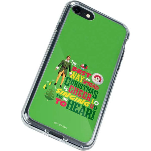 Elf Spread Christmas Cheer iPhone SE (2nd & 3rd Gen) Clear Case