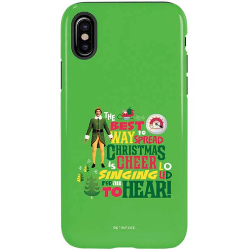Elf Spread Christmas Cheer iPhone X Pro Case
