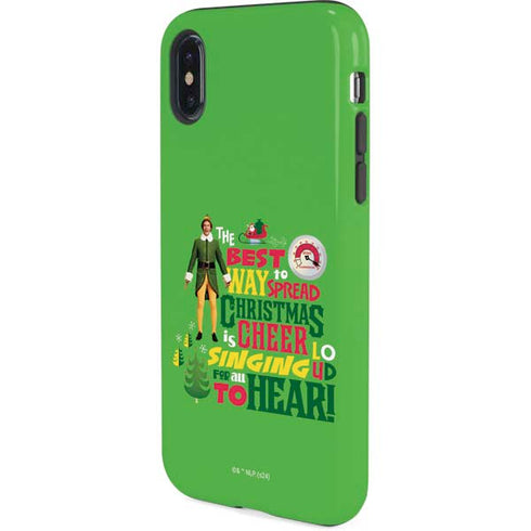 Elf Spread Christmas Cheer iPhone X Pro Case