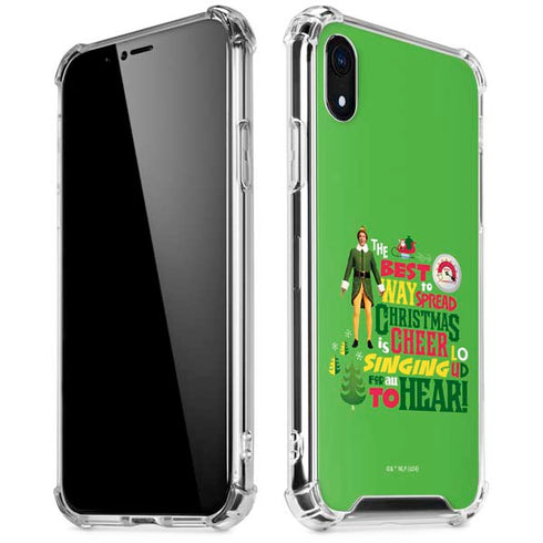 Elf Spread Christmas Cheer iPhone XR Clear Case