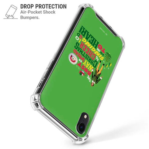 Elf Spread Christmas Cheer iPhone XR Clear Case