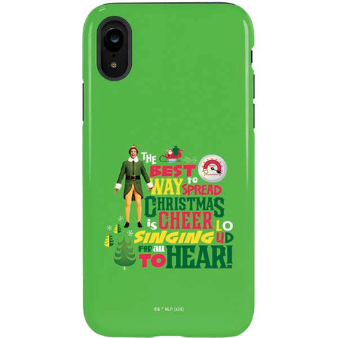 Elf Spread Christmas Cheer iPhone XR Pro Case