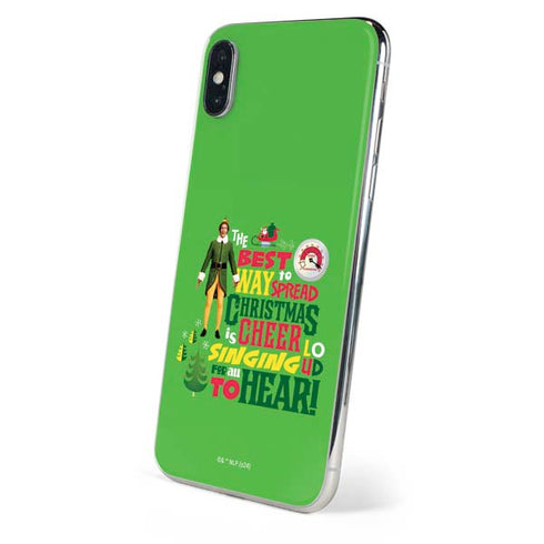 Elf Spread Christmas Cheer iPhone XS Max Skin
