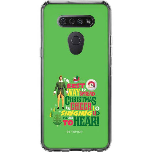 Elf Spread Christmas Cheer LG K51/Q51 Clear Case
