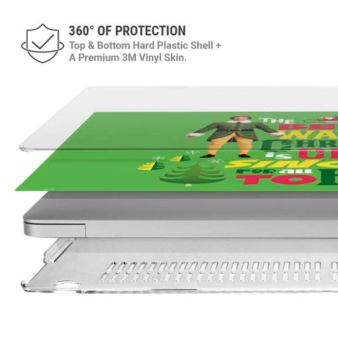 Elf Spread Christmas Cheer MacBook Air 13in (2020) Case plus Skin