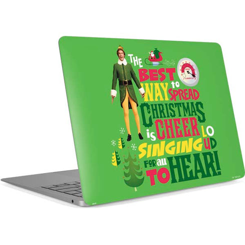 Elf Spread Christmas Cheer Apple MacBook Air Skin