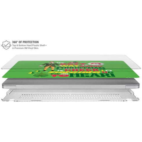 Elf Spread Christmas Cheer MacBook Air 15in (2023-2025) Case plus Skin