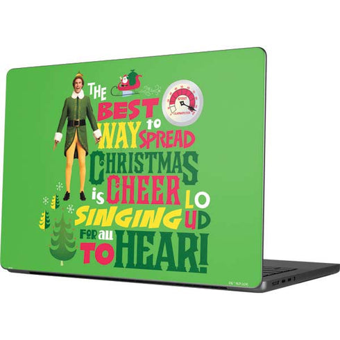 Elf Spread Christmas Cheer MacBook Pro 14in (2021-24) Skin