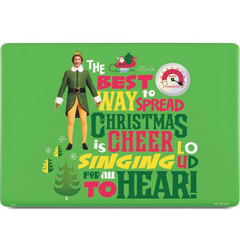 Elf Spread Christmas Cheer Apple MacBook Pro 15-inch Skin
