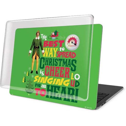 Elf Spread Christmas Cheer MacBook Pro 15in (2016-19) Case plus Skin