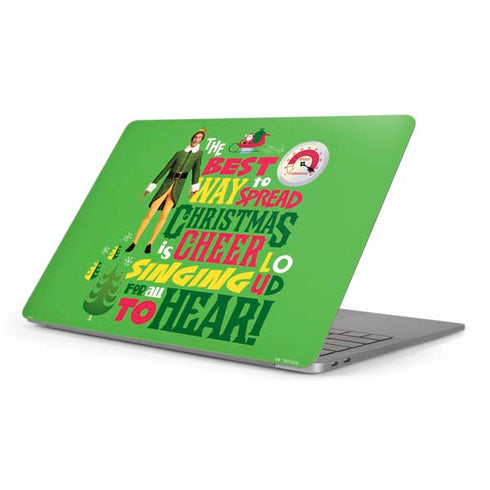 Elf Spread Christmas Cheer Apple MacBook Pro 16-inch Skin
