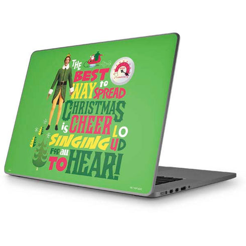 Elf Spread Christmas Cheer Apple MacBook Pro 17-inch Skin