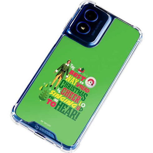 Elf Spread Christmas Cheer Moto G Play 4G (2024) Clear Case