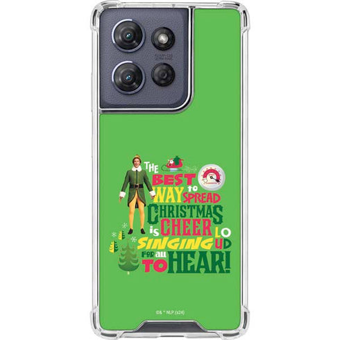 Elf Spread Christmas Cheer Moto G Play 5G (2025) Clear Case