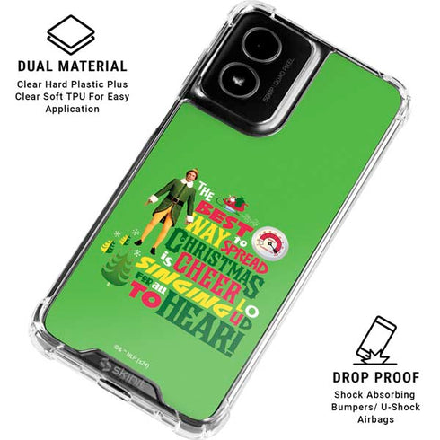 Elf Spread Christmas Cheer Moto G Power 5G (2024) Clear Case