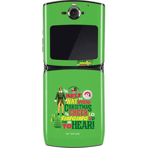 Elf Spread Christmas Cheer Motorola RAZR Skin