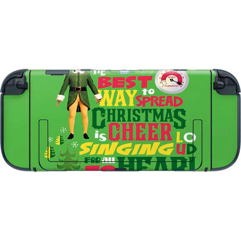 Elf Spread Christmas Cheer Nintendo Switch 2 (2025) with Joy-Con Skin
