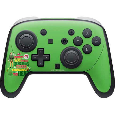 Elf Spread Christmas Cheer Nintendo Switch 2 (2025) Pro Controller Skin