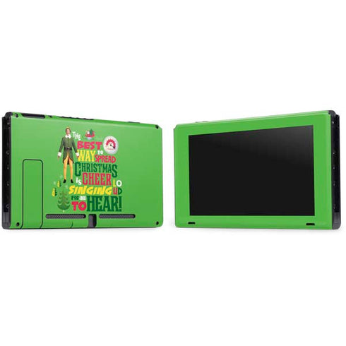 Elf Spread Christmas Cheer Nintendo Switch Bundle Skin