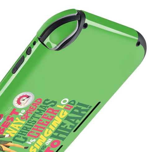 Elf Spread Christmas Cheer Nintendo Switch Lite Skin