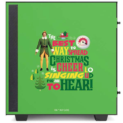 Elf Spread Christmas Cheer NZXT H510 Compact ATX Mid-Tower Case Skin