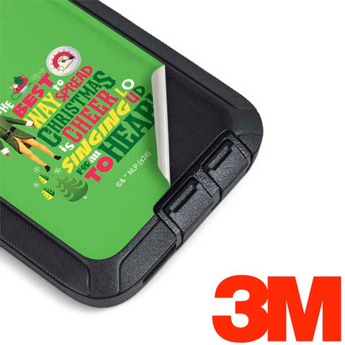 Elf Spread Christmas Cheer Otterbox Defender Galaxy Skin