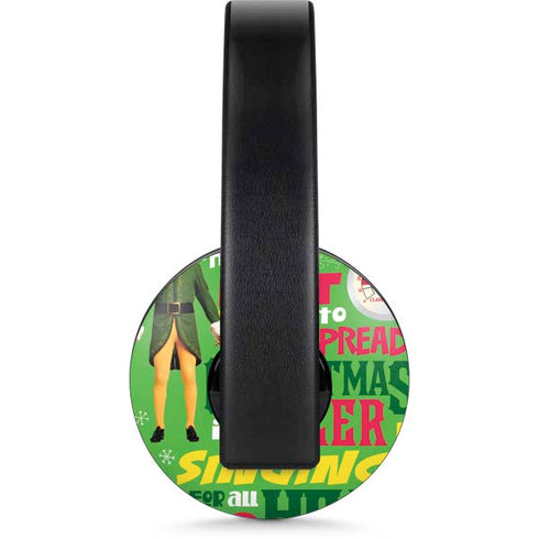 Elf Spread Christmas Cheer PlayStation 4 Gold Wireless Headset Skin