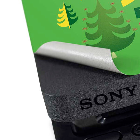 Elf Spread Christmas Cheer PS4 Slim Skin