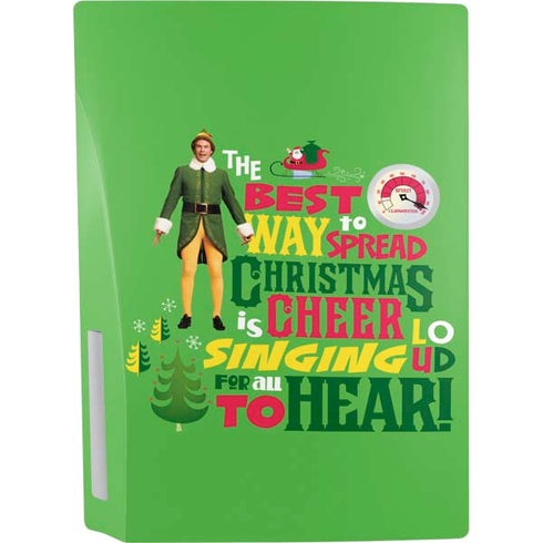 Elf Spread Christmas Cheer PS5 Console Skin
