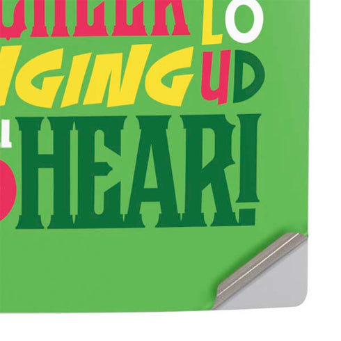 Elf Spread Christmas Cheer PS5 Pro Console Skin