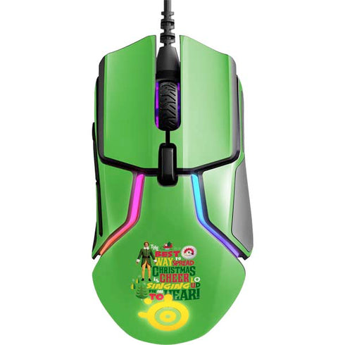 Elf Spread Christmas Cheer SteelSeries Rival 600 Gaming Mouse Skin