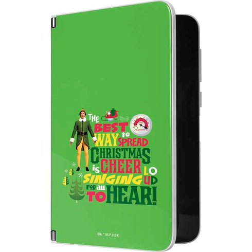 Elf Spread Christmas Cheer Surface Duo Skin