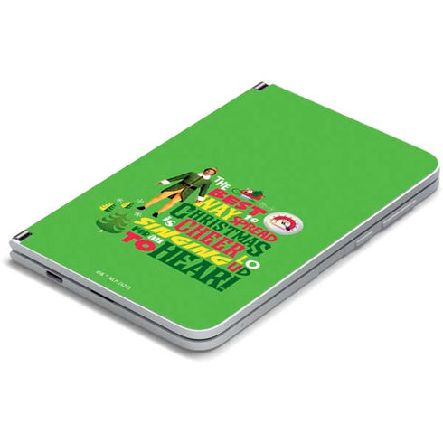 Elf Spread Christmas Cheer Surface Duo Skin