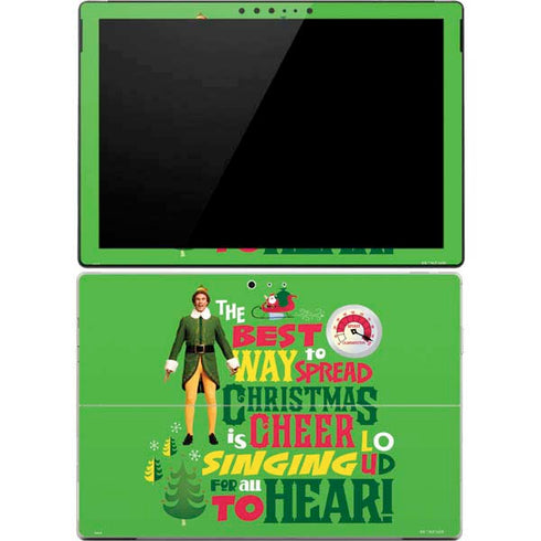 Elf Spread Christmas Cheer Surface Pro 4 Skin