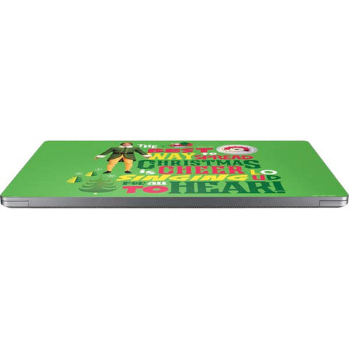 Elf Spread Christmas Cheer Laptop Skins