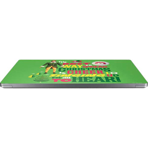 Elf Spread Christmas Cheer Universal Laptop 16.6in (13.4 x 9.7in) Skin